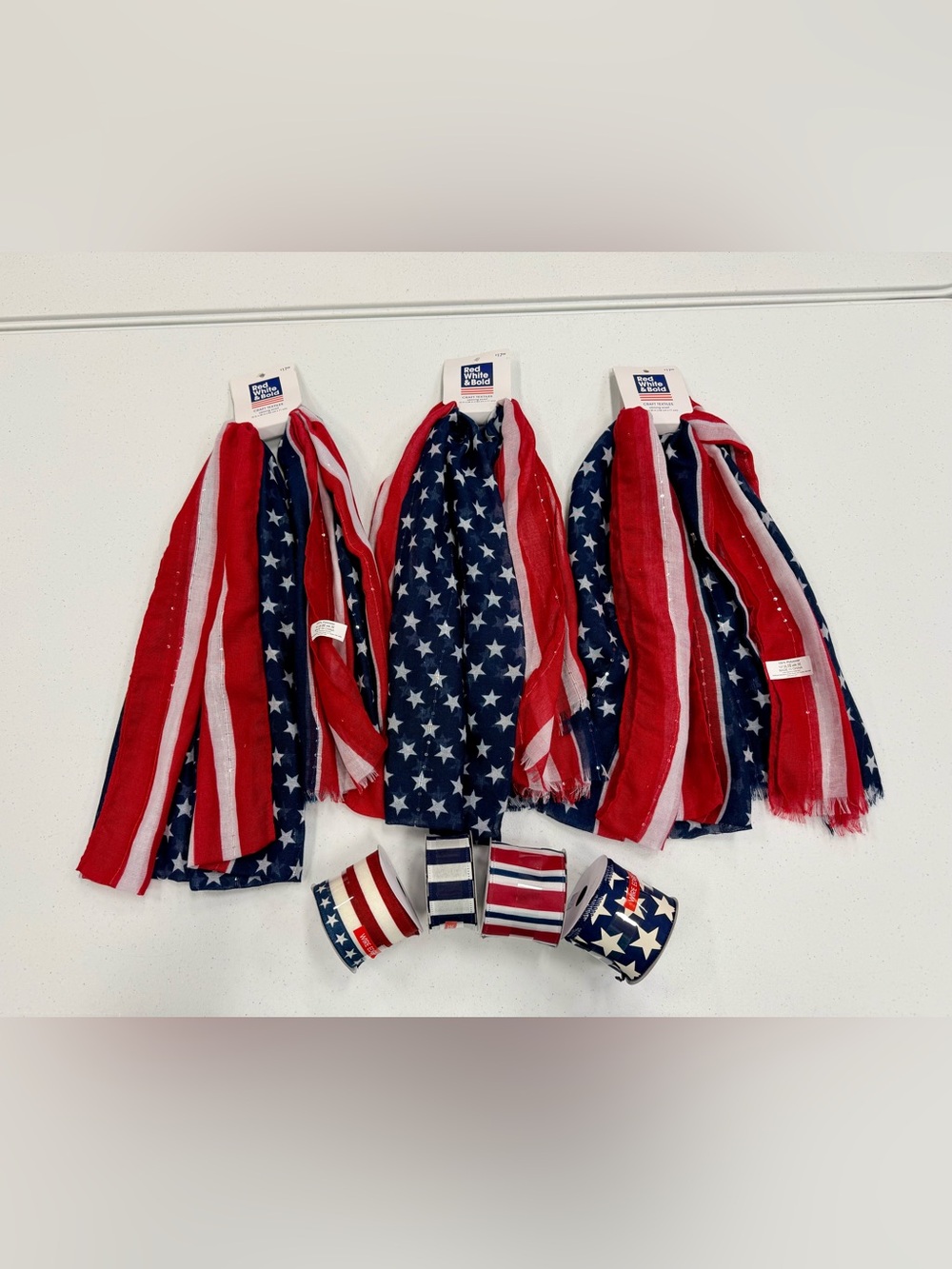 American Flag Scarf - Red, White & Blue